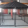Factory Price Durable Outdoor Large Galvanized Steel Dog Fence With Waterproof Cover