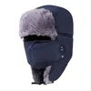 D1128 Men Women Winter Warm Cap Snow Ski Ear flaps Bomber Trooper Hat
