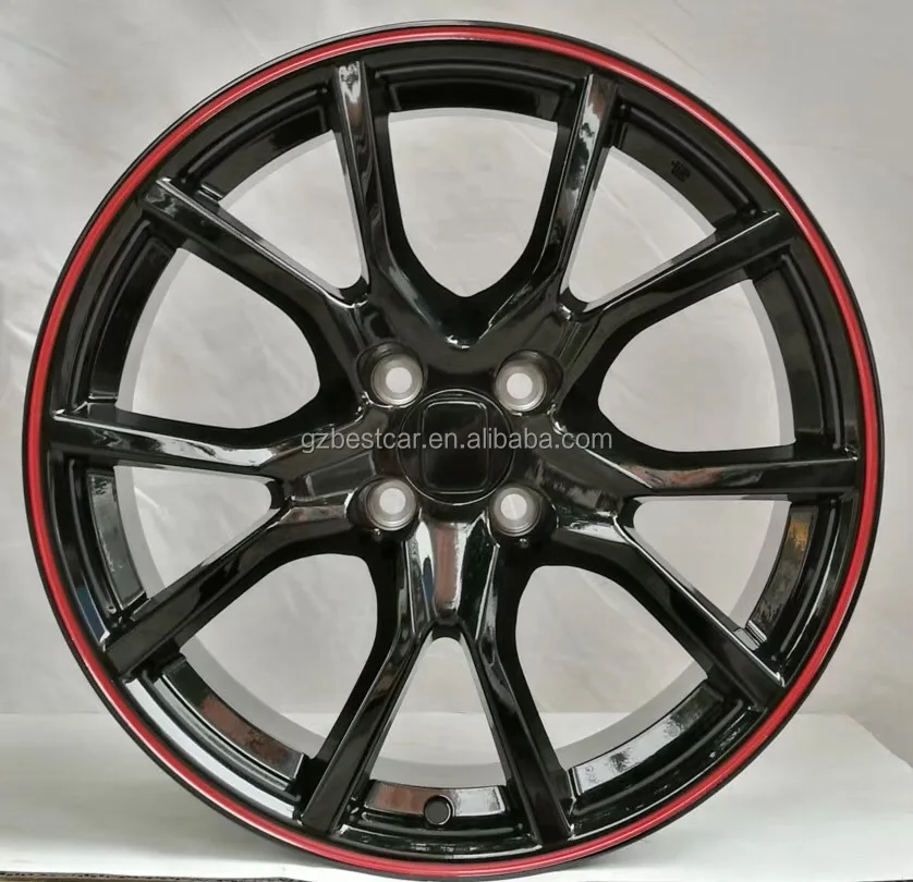 Wheel Rims For Fit R16 Inch 17 Inch 4 Hole Red Black Rims Buy Car Wheel Rim For Fit 16 Inch 17 Inch Steel Wheel Rims 16 Inch For Fit Small Wheel Rims