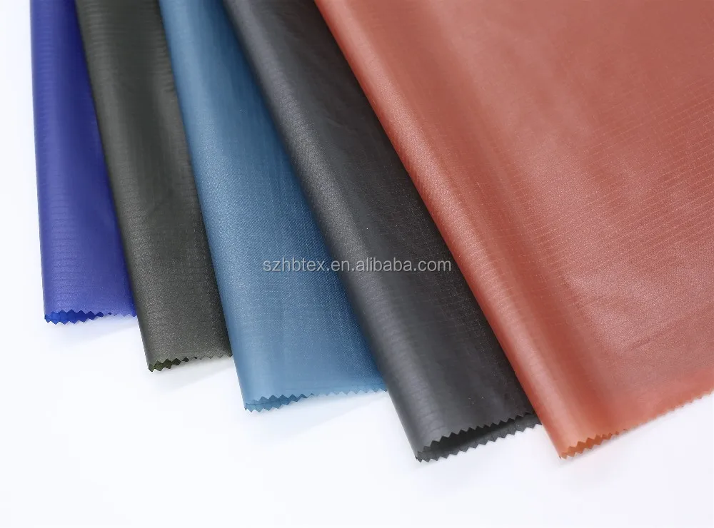 Parachute And Paragliding Fabric 30d N66 Nylon Ripstop Fabric Silicone