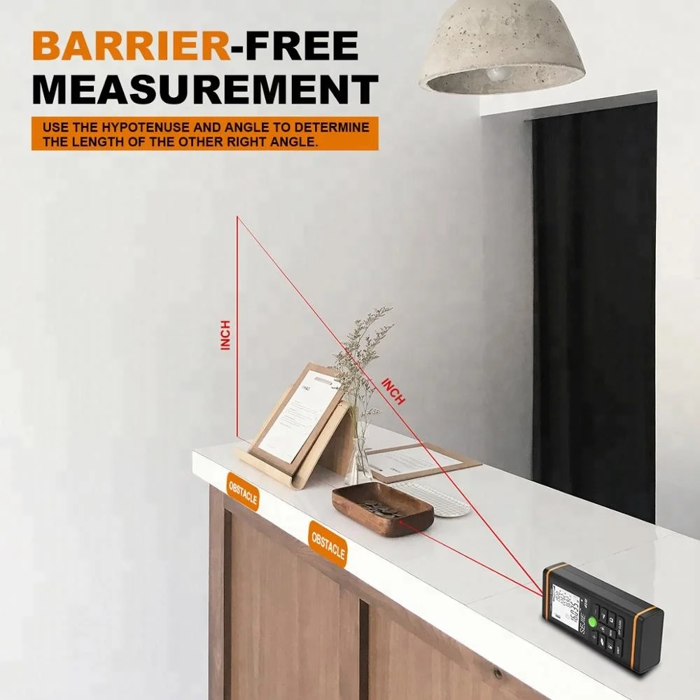 
2018 Factory 40M/131Ft Laser Measure Distance meaMeter Multi Function Laser measure bubble levels Pythagorean Mode for Measuring 