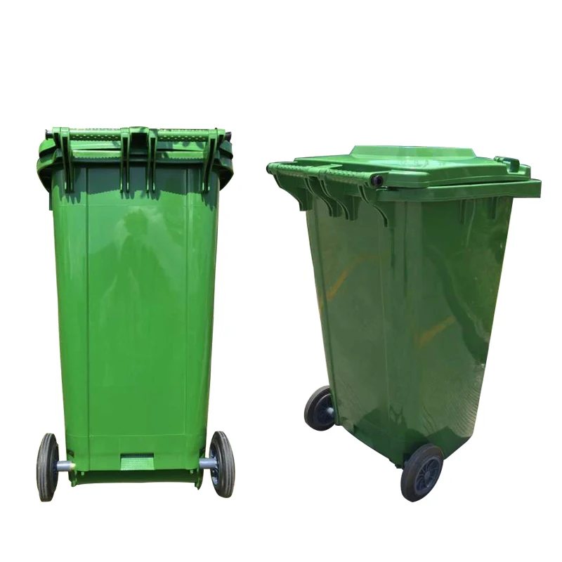 Modern newest design clear 240L plastic dustbin and making dustbin from waste material for sale