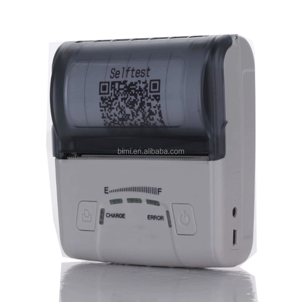 

2018 black and white Bluetooth 80mm pos thermal receipt printer in stock