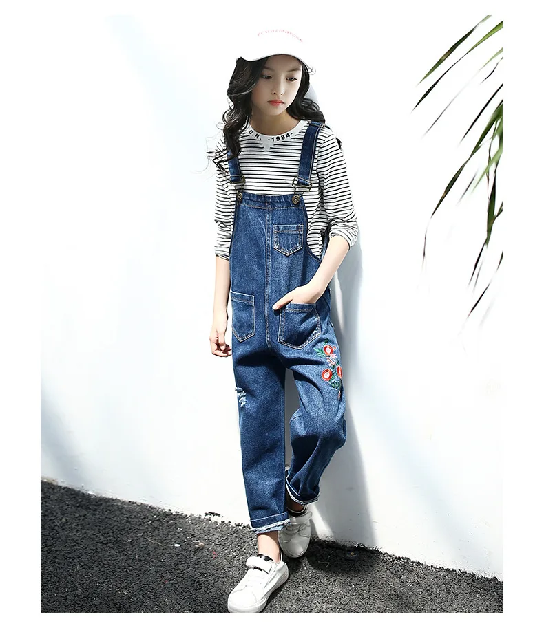 

2017 spring autumn new Children's girls clothing girls spring pants trouser 4-9 years fashion jeans, Picture