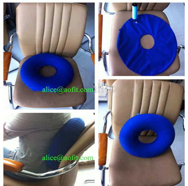 Medical Inflatable Round Rubber Stadium Donut Hemorrhoid Seat Cushion