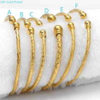 

JH Fashion 18K Gold Plated Bangles For Gift And Party Jewelry