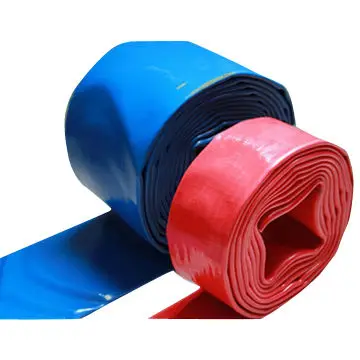 
High Quality Water Irrigation PVC Lay flat Hose with Lock Fittings for Water Pump 