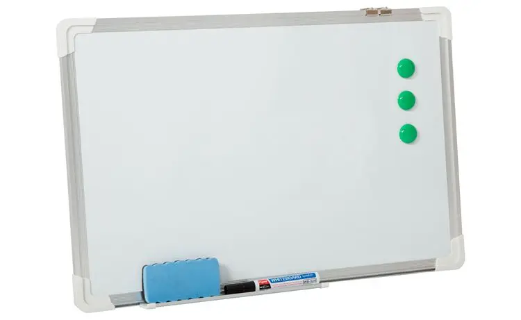 Small size whiteboard magnetic dry erase whiteboard sheet aluminum frame whiteboard
