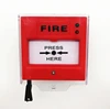 Resettable conventional fire alarm manual call point with break glass for emergency cheap price panic button