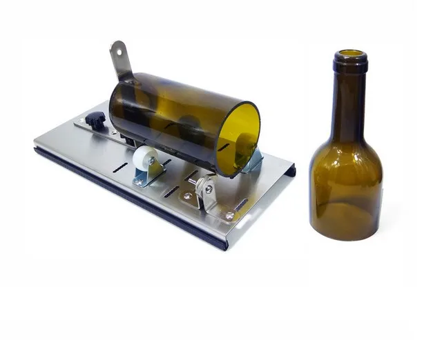 Herramienta cortadora de botellas de vidrio profesional para cortar botellas cortadora de botellas de vidrio herramientas de corte máquina vino cerveza transparente 