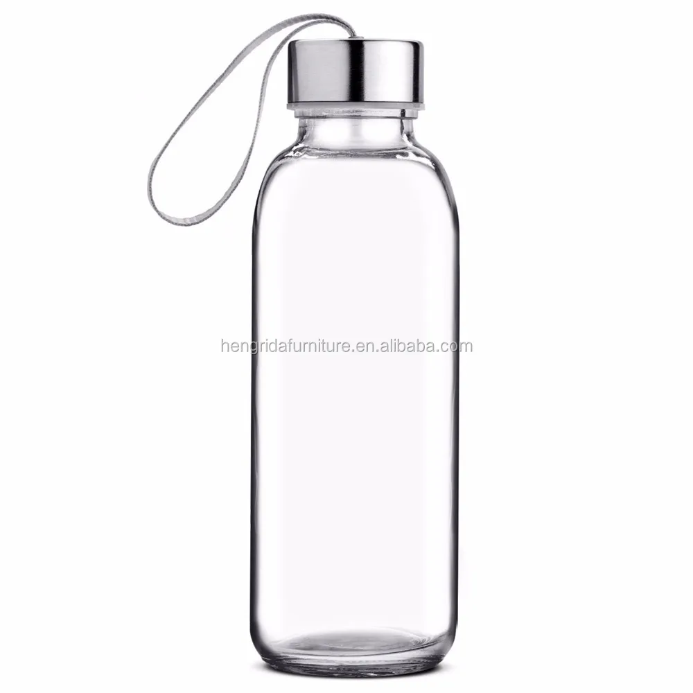 Botella De Agua De Vidrio De 16oz Para Exprimidor De Bebidas 16 Oz Botella De Agua De Vidrio Para Bebidas Exprimidor