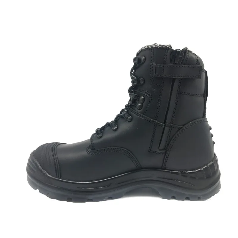 Darlingwell Full Grain Leather Safety Boots Waterproof For Miner Safety ...