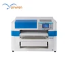 Anhui A2 Format Digital Small Flatbed Garment Inkjet 3D Printer/T-shirt priner/pants printer China