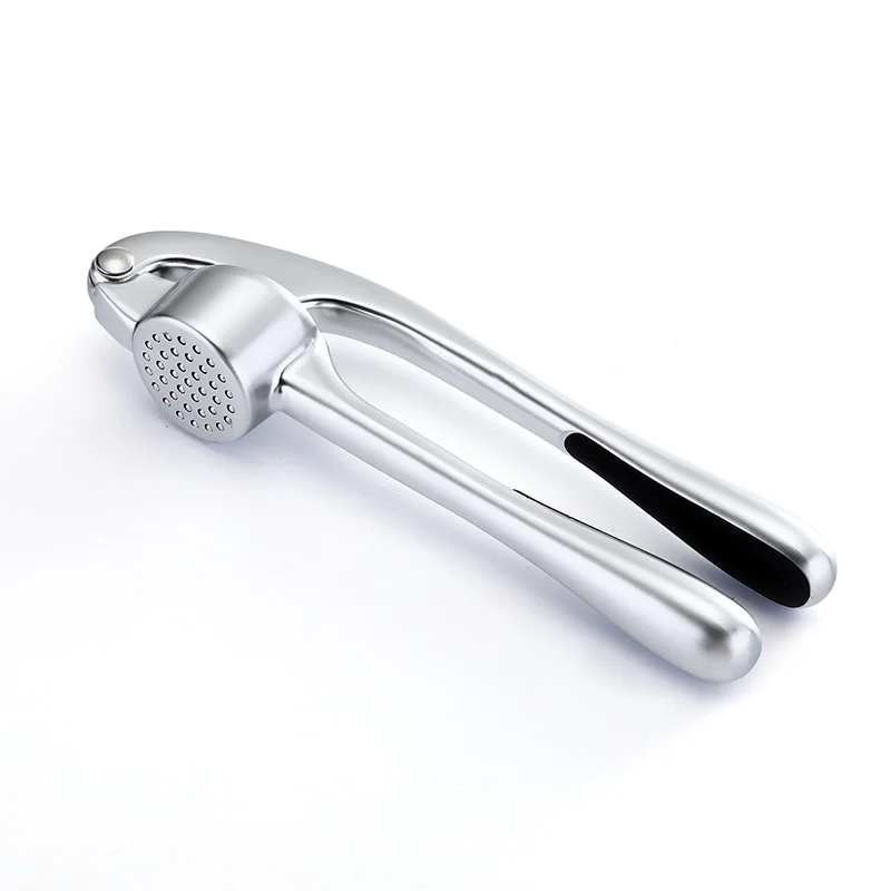 

Amazon Hot Sale Zinc Alloy Garlic Press High-quality Durable Crush Garlic Peeler Anti-slip Handle