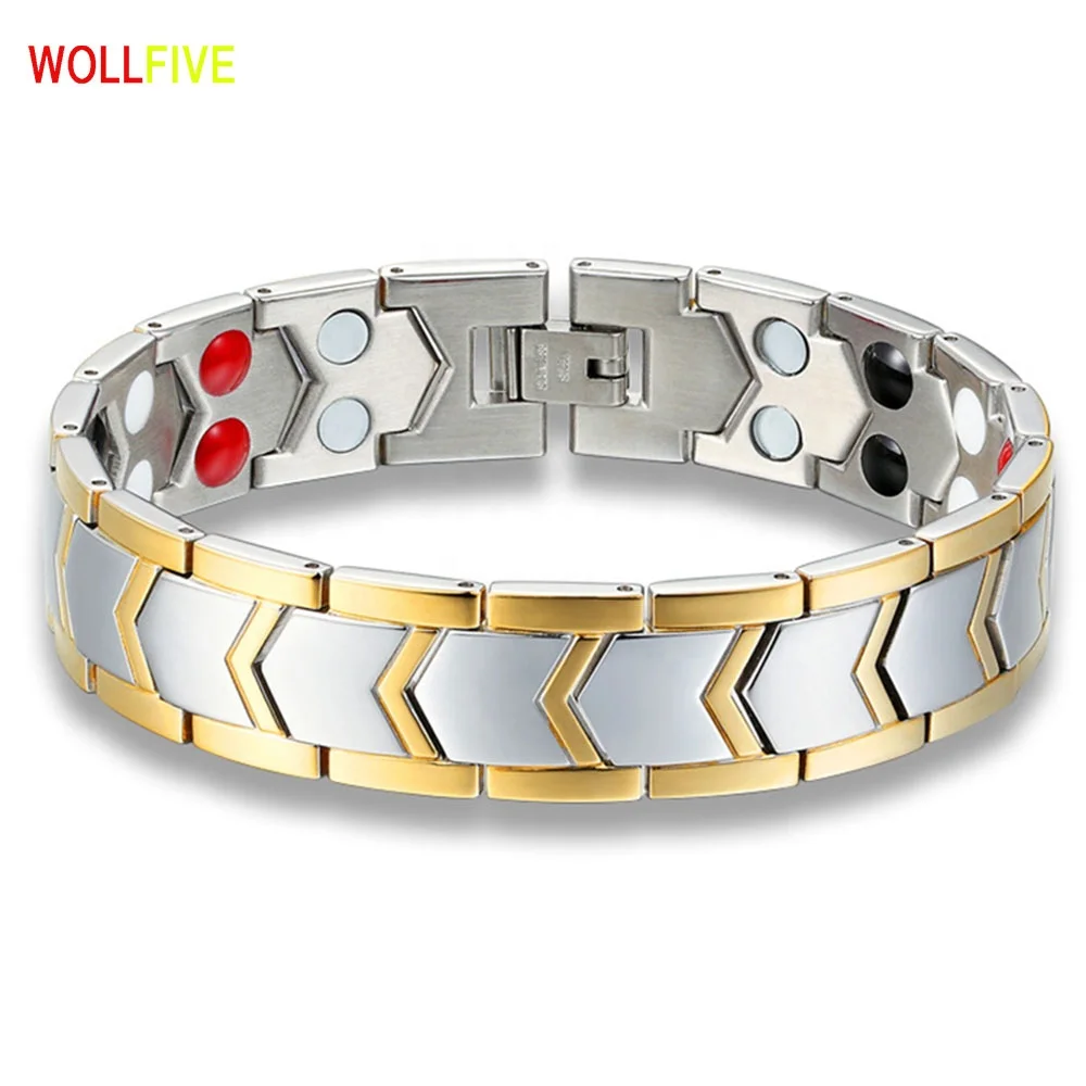 

Custom Branding Cheap Stainless Steel Power Quantum Bio Energy Balance Bracelet