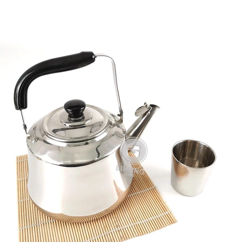 China 304 water kettle unbreakable restaurant tea pots/stainless steel tea pot