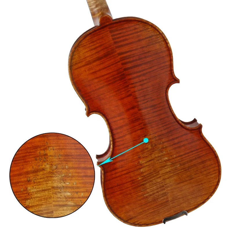 

Wholesale chinese handmade stradivari varnished violin for professionals, Brown