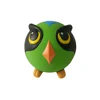 Latex animal eagle green owl shape pet toy dog interactive toy