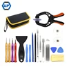 Pro king's dun 13pcs cell mobile Phone maintain repair Opening pry hand Tools Kit Plier Screwdrivers Sets For iPhone Tablet PC