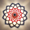 china suppliers alibaba 5W E14 Creative Lotus Shape Acrylic Hollow Shadow Warm White LED Wall Light for Bedroom Living Room