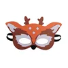 Hot selling dress up play Christmas Halloween forest friends lovely squirrel deer hedgehog owl butterfly animal felt mask