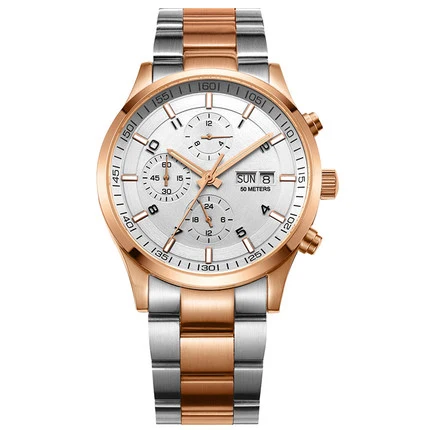

Rose Gold Stainless Steel Quartz Movt Dive Watches for Men From Relojeria
