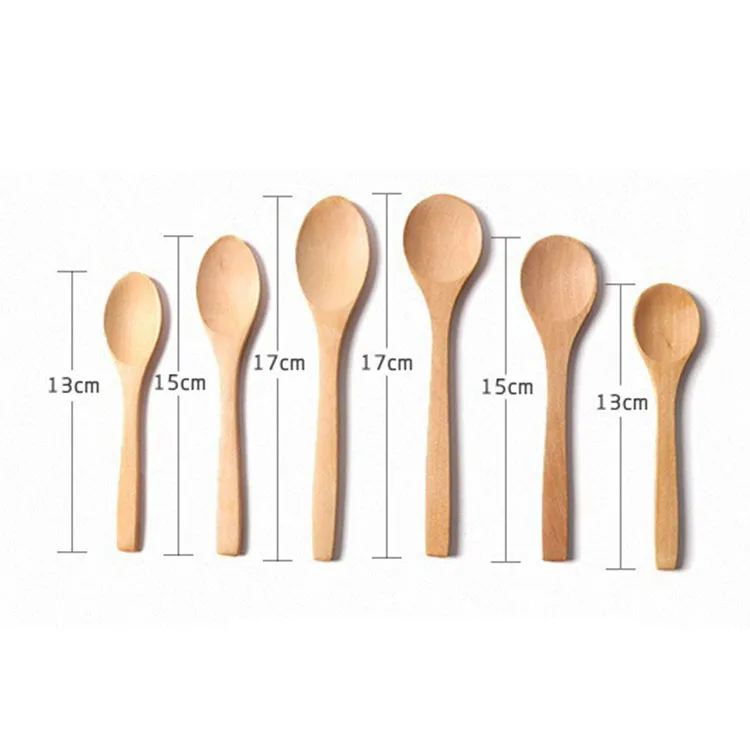 

High Quality BPA Free 100% Natural Organic Healthy Degradable Mini Bamboo Baby Spoon