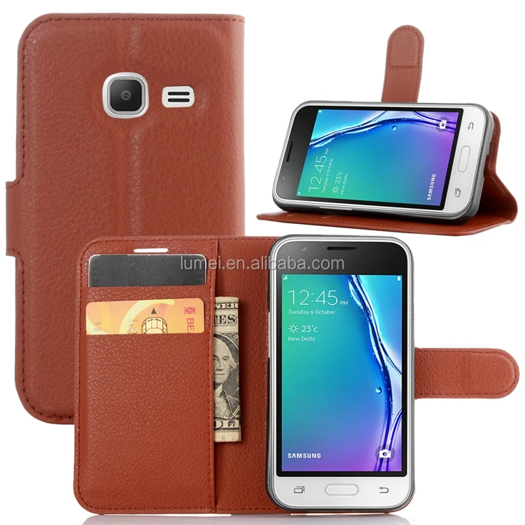 

Prime PU Leather Wallet Mobile Phone Case Cover For 2016 Samsung Galaxy J1 Mini/J105F