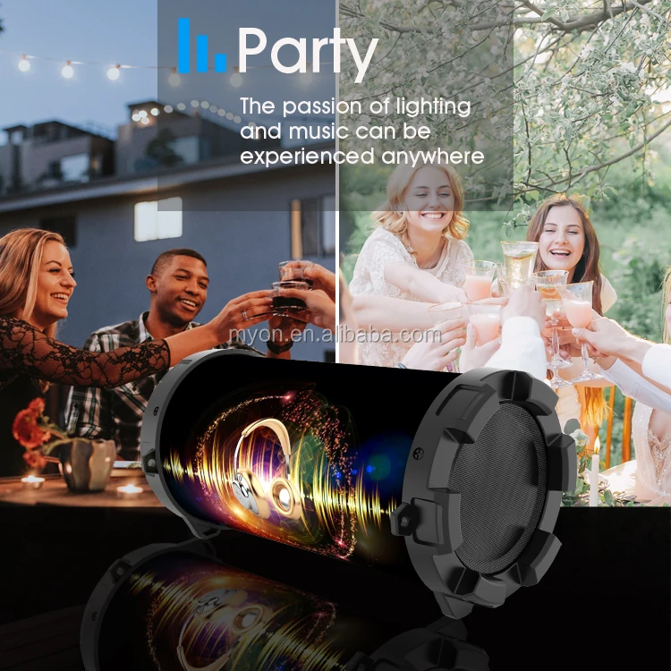 Myon Bazooka Bluetooth Speaker Portable Wireless Audio Shenzhen Factory Custom LOGO Speakers Professional Home Theatre System - ANKUX Tech Co., Ltd