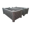 Rectangle white ceramic indoor large decorative planters