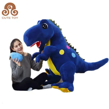 cute blue dinosaur plush