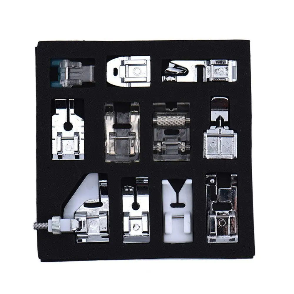 11 Pcs Sewing Machine Presser Foot Set, Sewing Machine Foot, Straight