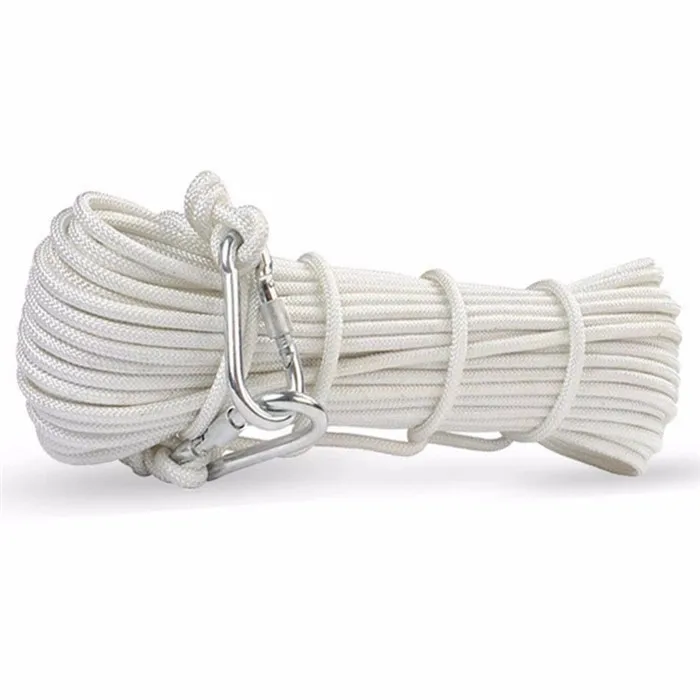 Hot performance wholesale customized package and size fast shipping 16/ 32/ 48 strand nylon static climbing rope towing rope