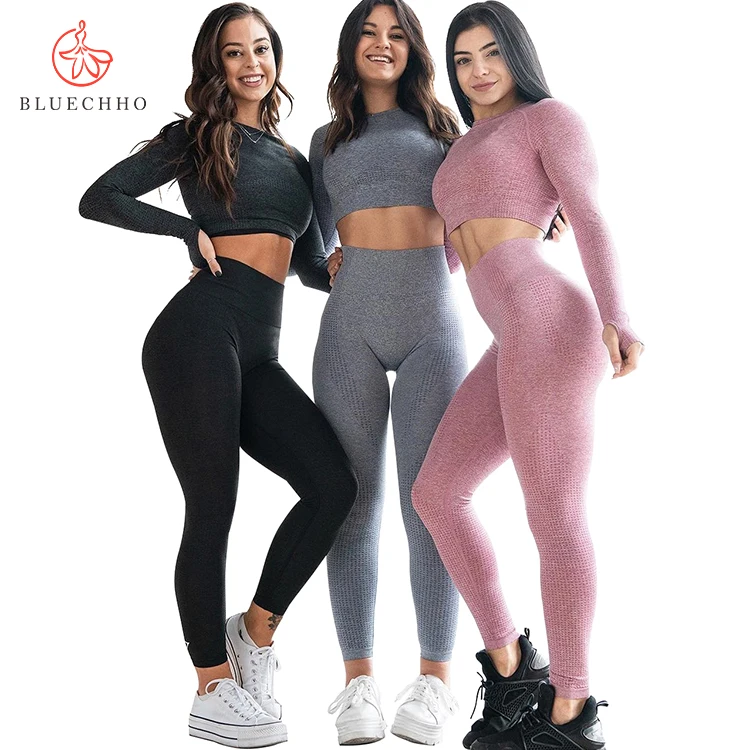 

2020 Knitted Seamless Leggings Outdoor Sports High Waist Butt Lift Camel Toe Women Yoga Pants