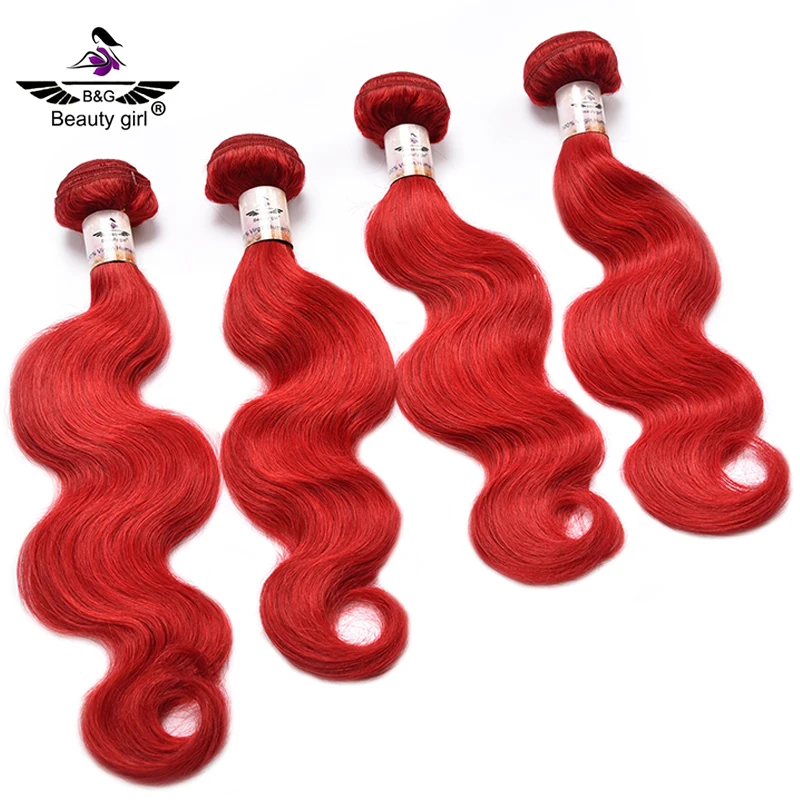 Dubai Shopping Online Ombre Human Hair Weave Cheap Red Hair