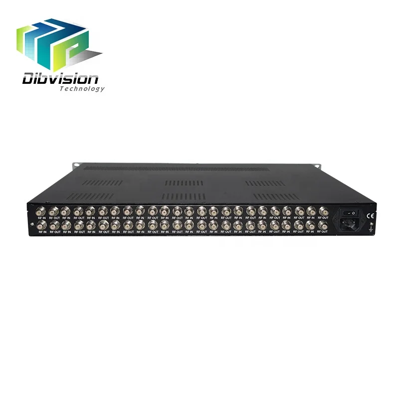 

2021 New Product Digital Headend IP Gateway HD Satellite Receiver up to 24 Tuners Input