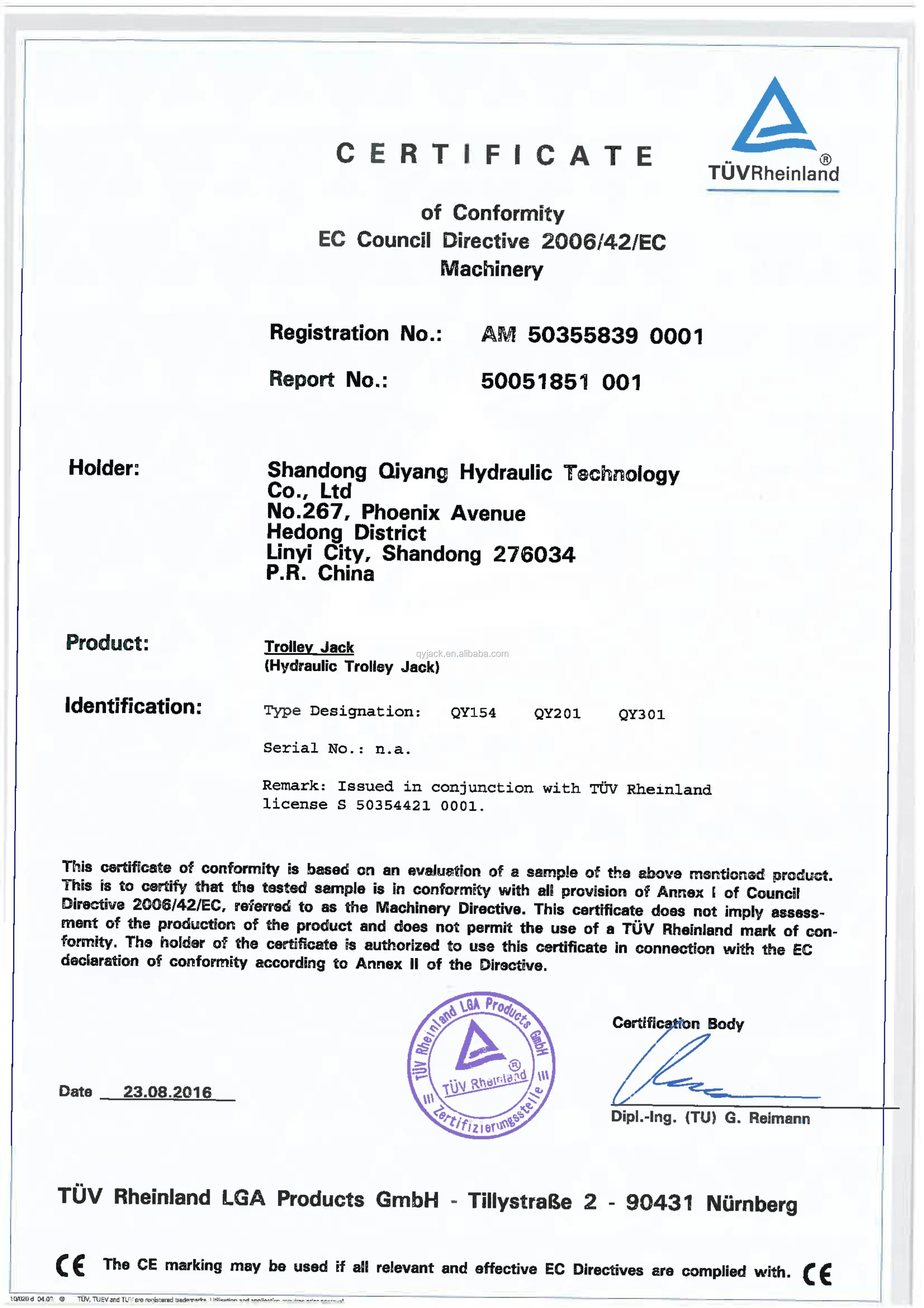 CE for Aluminum floor jack.jpg