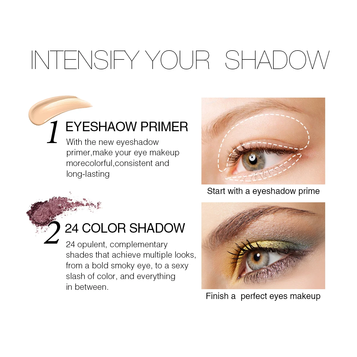 Menow E423 Eye Makeup 24 Colors Eyeshadow Pallette