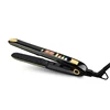 Multi functional hair flat iron with big screen and ionic hair straightener
