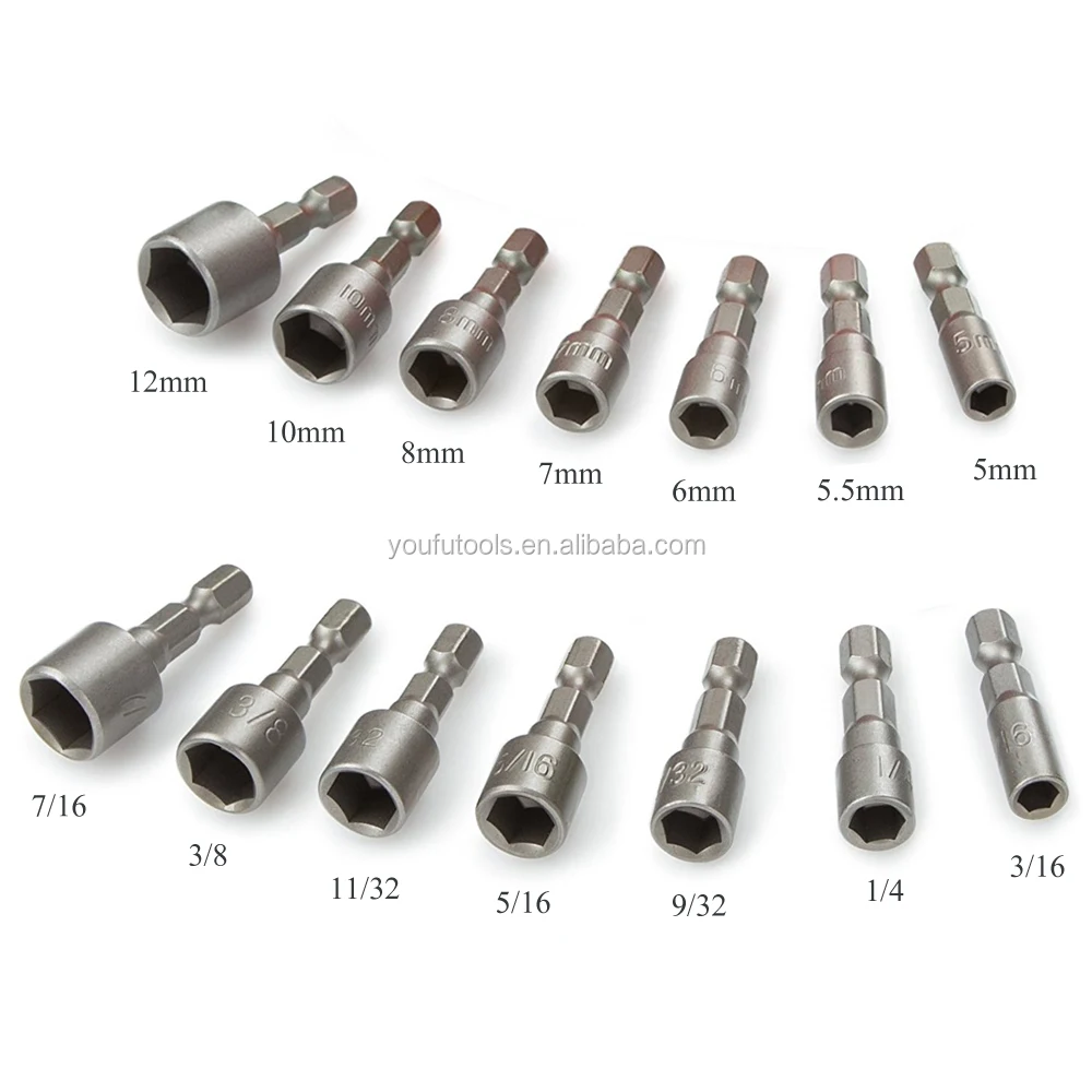 Wrench Power Nuts Driver Hex Shank Drill Bit for Household - China