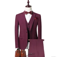 

high quality oem pant coat design wedding pictures 2 pieces suits set for men without vest