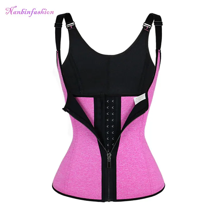 

2019 New Best Sweat Neoprene Waist Trimmer Waist Trainer Corset, As shown