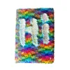 Reversible Sequin Notebook Comfortably Change Rainbow to Silver for Great Writing, Well Longterm Planning. Perfect Office School