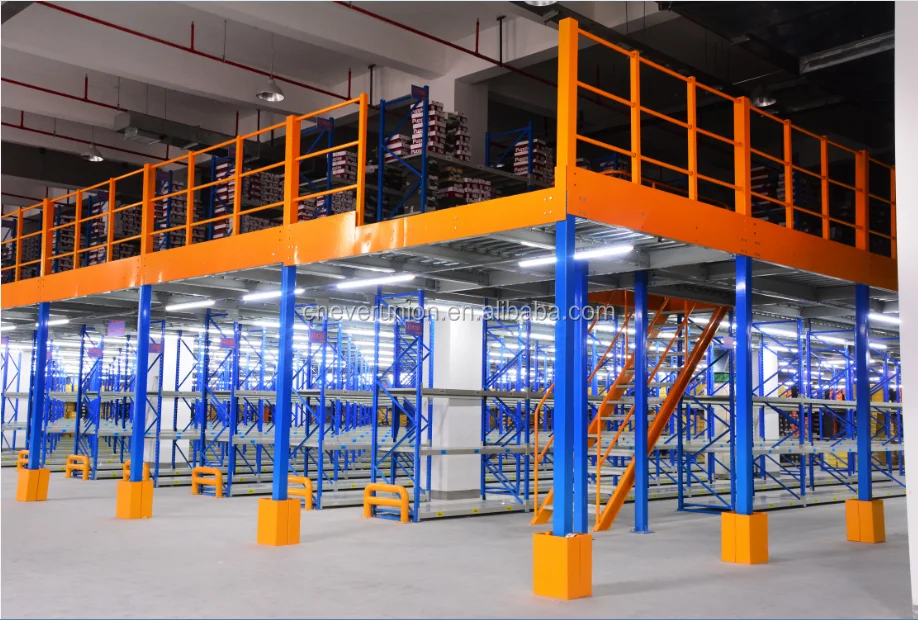 Warehouse Mezzanine Steel Floor Warehouse Platform Rack Steel Platform