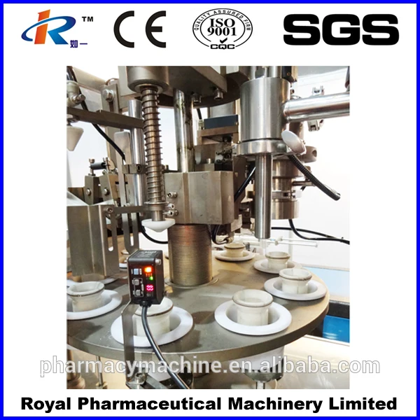 
NF-60Z Factory Price Shanghai Manufacturers Ointment Super Glue Aluminum Plastic Laminated Small Automatic Tube Filling Machine 