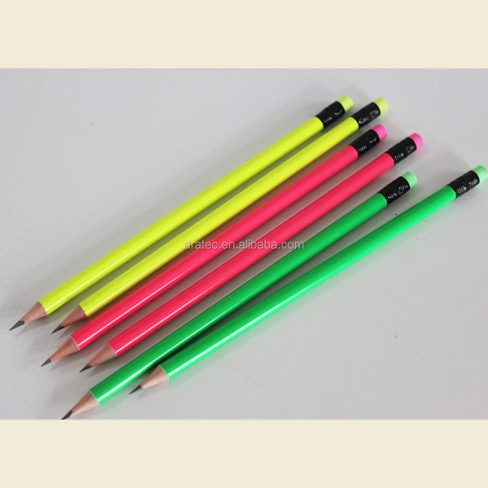 neon pencils