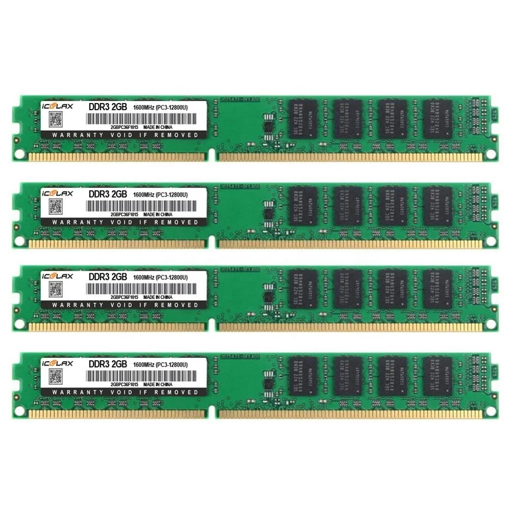 

Excellent Quality Memory Module Memoria Ram DDR for Desktop Compatible with All Motherboards PC3 12800 1600MHZ CL11 2GB DDR3 Ram
