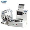 Fashion Design Post Bed Shoe Direct Drive Computerized Sewing 3 Needle 5 Thread Pattern Machine