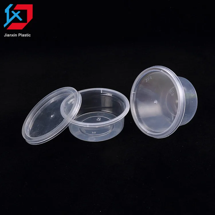 Wholesale 12 3 4 Oz Transparent Disposable Plastic Pp Bento Dipping Soy