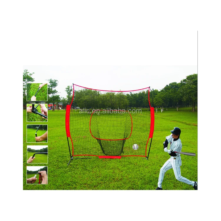 Portable Folding Baseball Hitting Net Softball Goal Baseball Practice